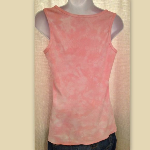 5th & OCEAN Size Medium *Boston Red Sox* Pink Tie Dye Sleeveless Tank Tee MLB - Picture 4 of 4